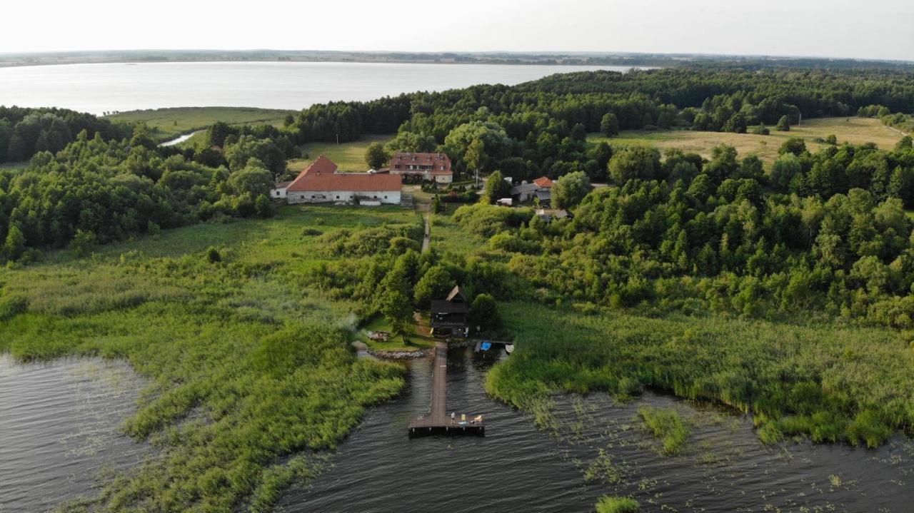 Folwark Luknajno Nad Jeziorem Sniardwy Gospoda Dziedzictwo Kulinarne Warmia-Mazury Mikołajki Dış mekan fotoğraf